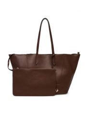 Aldo Torebka Salubris 14143624 Brązowy. Brązowe shopper bag ALDO, bez wzorów, ze skóry, bez dodatków. Za 319.99 zł.