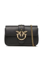 Pinko Torebka Love One Pocket C PE 23 PLTT 100061 A0F1 Czarny. Czarne torebki wieczorowe damskie Pinko, bez wzorów, ze skóry, bez dodatków. Za 1,169.00 zł.