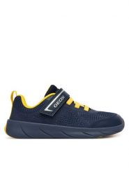 Geox Sneakersy J Foot-Run Boy J65PDB 06K9J C0657 D Granatowy. Niebieskie buty sportowe chłopięce Geox, z materiału, bez zapięcia. Za 299.99 zł.