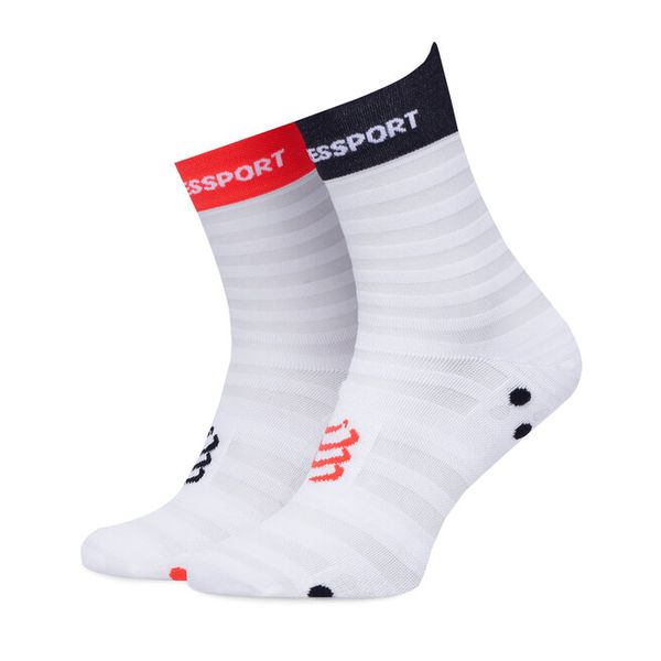 Skarpety krótkie Compressport. Białe skarpetki damskie Compressport, bez wzorów. Za 69.99 zł.