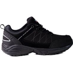 Buty trekkingowe damskie DK czarne. Czarne obuwie trekkingowe damskie z materiału, bez zapięcia. Za 197.04 zł.