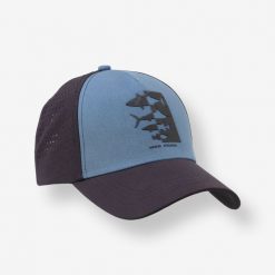 Czapka wędkarska z daszkiem Caperlan 500. Czarne czapki z daszkiem damskie CAPERLAN, bez wzorów, z elastanu. Za 49.99 zł.