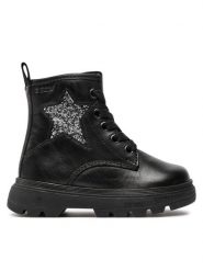 Geox Kozaki B Kiddartah Girl B465YA 085EW C9999 M Czarny. Czarne kozaki dziewczęce Geox, bez wzorów, ze skóry, bez obcasa, bez zapięcia. Za 259.99 zł.