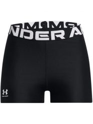 Under Armour Szorty funkcyjne w kolorze czarnym rozmiar: M. Czarne spodenki sportowe damskie Under Armour, m, bez wzorów, z podwyższonym stanem, outdoorowe. Za 87.81 zł.