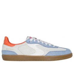 Sneakersy damskie Skechers Hotshot-For The Win. Niebieskie obuwie sportowe damskie Skechers, bez zapięcia. W wyprzedaży za 285.50 zł.