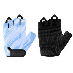 Rękawiczki rowerowe Spokey Ride. Niebieskie rękawiczki damskie Spokey, bez wzorów. Za 24.99 zł.