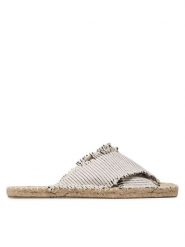 Jenny Fairy Espadryle HZF067-01 Beżowy. Brązowe espadryle damskie Jenny Fairy, bez wzorów, z materiału, bez obcasa. Za 99.99 zł.