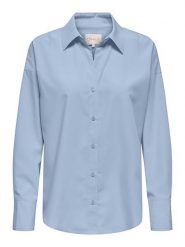 ONLY Koszula w kolorze błękitnym rozmiar: XL. Niebieskie koszule damskie Only, xl, bez wzorów, bez kołnierzyka, bez ramiączek. Za 79.03 zł.