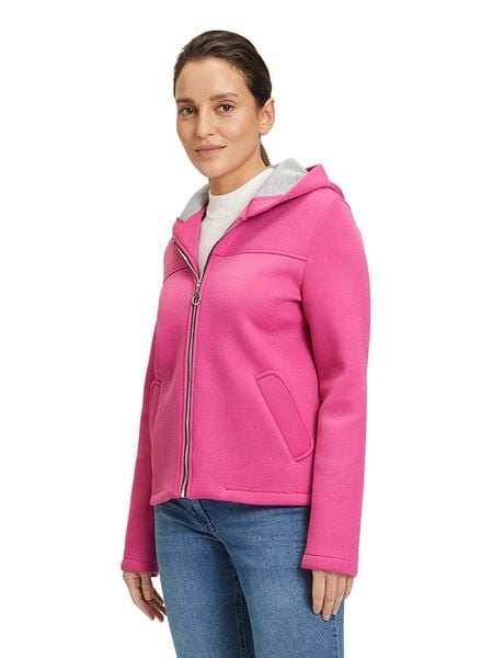 AMBER & JUNE Bluza w kolorze różowym rozmiar: 42. Różowe bluzy damskie AMBER & JUNE, bez wzorów, bez kaptura. Za 127.65 zł.