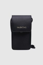 VALENTINO Czarne etui na telefon Crossy. Czarne torebki klasyczne damskie Valentino by Mario Valentino, na ramię, bez dodatków. W wyprzedaży za 299.99 zł.