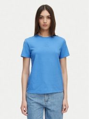 Calvin Klein Jeans T-Shirt LV044G200G Granatowy Regular Fit. Niebieskie t-shirty damskie Calvin Klein Jeans, s, bez wzorów, z bawełny, bez kołnierzyka. Za 209.99 zł.