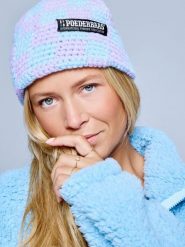 Kapelusz - Damski - Szachownica - liliowy. Fioletowe kapelusze damskie POEDERBAAS, bez wzorów, z polaru, klasyczne. Za 221.12 zł.
