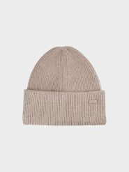 4F Czapka zimowa damska - brązowa S. Brązowe czapki damskie 4F, na zimę, bez wzorów, z materiału. W wyprzedaży za 39.99 zł.
