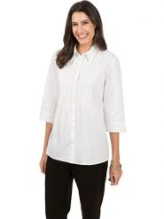 WITT WEIDEN Bluzka w kolorze białym rozmiar: 52. Białe bluzki damskie WITT WEIDEN, bez wzorów, z bawełny, bez kołnierzyka, bez ramiączek. Za 69.99 zł.