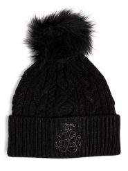 Lauren Ralph Lauren Czapka damska Kobiety czarny jednolity, ONE SIZE. Czarne czapki damskie Lauren Ralph Lauren, bez wzorów. Za 449.95 zł.