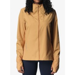 Kurtka do biegania damska Houdini Pace Wind Jacket. Brązowe kurtki damskie Houdini, bez wzorów, bez kaptura. Za 550.99 zł.