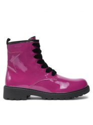 Geox Kozaki Jr Casey J9420G 000HH C8335 S Różowy. Czerwone kozaki dziewczęce Geox, bez wzorów, ze skóry, bez obcasa, bez zapięcia. Za 399.99 zł.