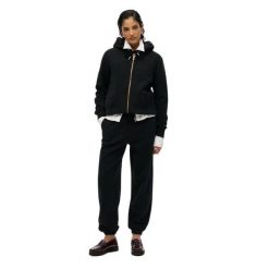 Damska bluza z kapturem zapinana na zamek Superdry Logo Essential. Czerwone bluzy damskie Superdry, s, bez wzorów, z kapturem. Za 363.35 zł.