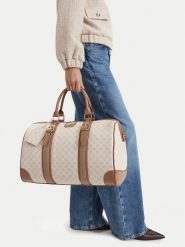 Nine West Torba weekendowa EO-SILENT GRACE-WHB250869 Beżowy. Brązowe torby podróżne Nine West, ze skóry, bez dodatków. Za 399.99 zł.
