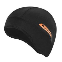 Czapka letnia z jedwabiu sportowa czarna. Czarne czapki damskie WEST BIKING, na lato, bez wzorów, z jedwabiu. Za 55.60 zł.