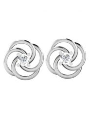 Diamant Vendôme Złote kolczyki-wkrętki z diamentami rozmiar: onesize. Szare kolczyki damskie Diamant Vendöme, z diamentem, złote. Za 717.99 zł.