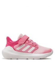 Adidas Sneakersy Tensaur Run 3.0 El C IE5990 Różowy. Czerwone buty sportowe dziewczęce Adidas, bez wzorów, ze skóry, bez zapięcia. Za 119.99 zł.