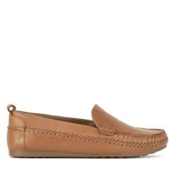 Mokasyny Lasocki. Brązowe mokasyny damskie Lasocki, bez obcasa. Za 189.99 zł.