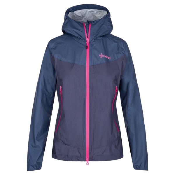 Damska kurtka outdooroowa Kilpi HURRICANE-W. Niebieskie kurtki damskie Kilpi, xs, bez wzorów, bez kaptura. Za 455.99 zł.