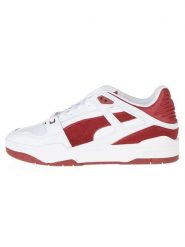 Puma Skórzane sneakersy "C-Pma Slipstream" w kolorze biało-czerwonym rozmiar: 41. Białe obuwie sportowe damskie Puma, z materiału, bez zapięcia. Za 252.99 zł.