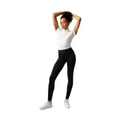 Damskie legginsy jeździeckie z pełną przyczepnością Horze Maia. Czarne legginsy damskie HORZE, l, bez wzorów, z materiału. Za 215.65 zł.