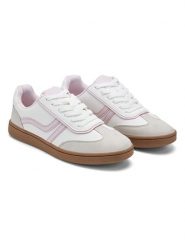 Inselhauptstadt Sneakersy w kolorze biało-jasnoróżowo-beżowym rozmiar: 39. Białe obuwie sportowe damskie Inselhauptstadt, bez zapięcia. Za 110.45 zł.