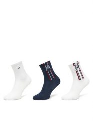 Tommy Hilfiger Skarpety długie 701236331 Granatowy. Niebieskie skarpetki chłopięce Tommy Hilfiger, bez wzorów, z bawełny. Za 59.99 zł.