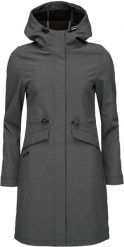 Damski płaszcz softshell Loap Lunara ciemnoszary. Szare płaszcze damskie ÀLG, m, bez wzorów, z elastanu. Za 282.99 zł.