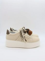 Bellucci Sneakersy w kolorze beżowym rozmiar: 40. Brązowe obuwie sportowe damskie Bellucci, bez zapięcia. Za 100.99 zł.