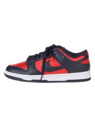 Nike Skórzane sneakersy "Dunk Low Retro SE" w kolorze czerwono-granatowym rozmiar: 40,5. Czerwone obuwie sportowe damskie Nike, z materiału, bez zapięcia. Za 334.60 zł.