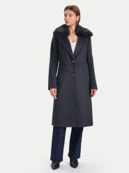 Guess Płaszcz wełniany W5BL19 W2642 Szary Regular Fit. Szare płaszcze damskie Guess, na zimę, xxl, z aplikacjami, z syntetyku, bez kaptura. Za 955.00 zł.