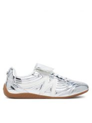 Steve Madden Sneakersy Freekick-E SM19000136 Srebrny. Szare obuwie sportowe damskie Steve Madden, ze skóry, bez zapięcia. Za 279.99 zł.