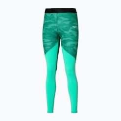 Legginsy do biegania damskie Mizuno Virtual Body G3 Long. Zielone legginsy damskie Mizuno, l, bez wzorów, z elastanu, do biegania. Za 149.99 zł.