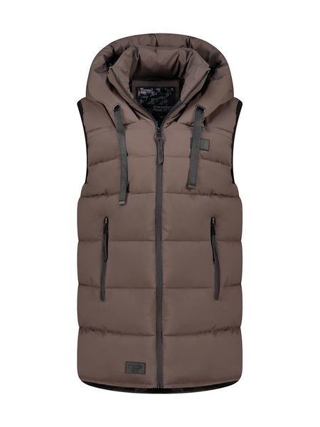 Canadian Peak Kamizelka pikowana "Dolbeak" w kolorze brązowym rozmiar: S. Brązowe kamizelki damskie Canadian Peak, s, bez wzorów, bez kaptura. Za 213.69 zł.
