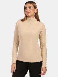 Kilpi Bluza polarowa "Almeri" w kolorze beżowym rozmiar: 38. Brązowe bluzy damskie Kilpi, bez wzorów, z polaru, bez kaptura. Za 100.04 zł.