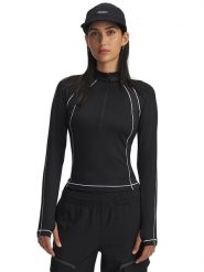 Under Armour Koszulka funkcyjna "ColdGear" w kolorze czarnym rozmiar: M. Czarne koszulki damskie Under Armour, m, bez wzorów, bez kołnierzyka, bez ramiączek. Za 178.95 zł.