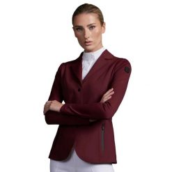 Damska kurtka konkursowa Premier Equine Evinco. Czerwone kurtki damskie PREMIER EQUINE, s, z aplikacjami, z materiału, bez kaptura. Za 825.35 zł.