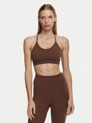Reebok Biustonosz sportowy RK25974CCW Brązowy. Brązowe biustonosze sportowe damskie Reebok, bez wzorów, z syntetyku. Za 159.99 zł.