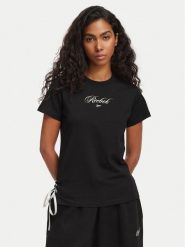 Reebok T-Shirt Anka RK25697CCW Czarny Regular Fit. Czarne t-shirty damskie Reebok, xl, bez wzorów, z bawełny, bez kołnierzyka. Za 129.99 zł.