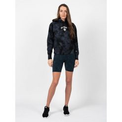 Bluza trekking damska Tie-Die. Czarne bluzy damskie Champion, m, bez wzorów, z bawełny, z kapturem. Za 219.00 zł.