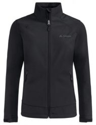 Kurtka softshell damska Vaude Cyclone Jacket VI. Czarne kurtki damskie Vaude, m, bez wzorów, z materiału, bez kaptura. Za 422.39 zł.