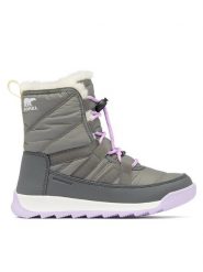 Sorel Śniegowce Whitney™II Plus Lace Wp 2088591052 Szary. Szare kozaki dziewczęce Sorel, bez wzorów, z materiału, bez obcasa, bez zapięcia. Za 339.99 zł.