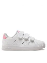 Adidas Sneakersy Advantage Base 2.0 ID1305 Biały. Białe buty sportowe dziewczęce Adidas, bez wzorów, ze skóry, bez zapięcia. Za 149.99 zł.
