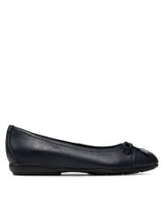 Geox Baleriny D Annytah D D927ND 00085 C4002 Granatowy. Niebieskie balerinki damskie Geox, bez wzorów, ze skóry. Za 299.99 zł.