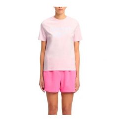 Koszulka Reebok Identity Big Logo Tee. Czerwone koszulki damskie Reebok, bez wzorów, bez kołnierzyka, bez ramiączek. Za 69.99 zł.